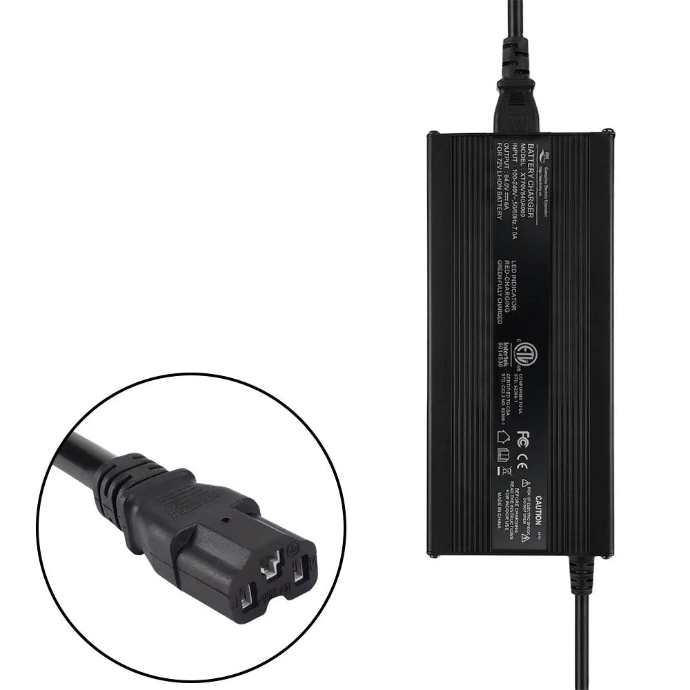 Emmo Lithium Battery Charger (72V 6A)