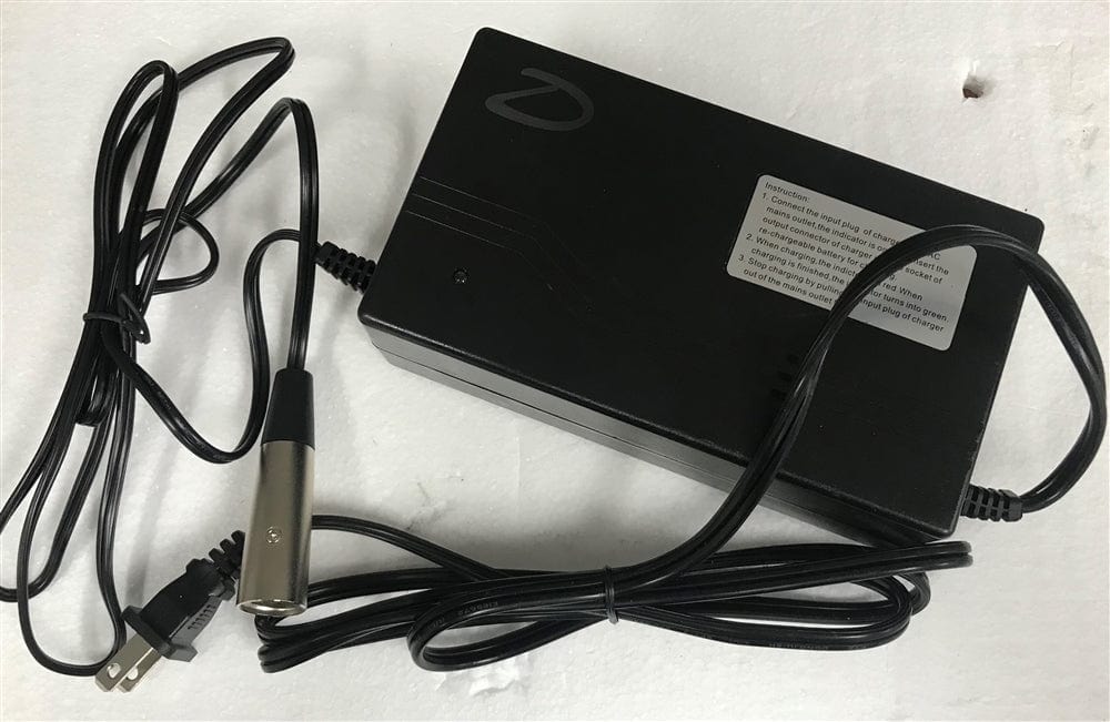 Daymak Battery & Motor Charger 72v-2.5Ah Lithium XLR Plug