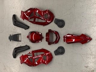 Daymak Fairings Pithog Max Complete Body Kit - Red