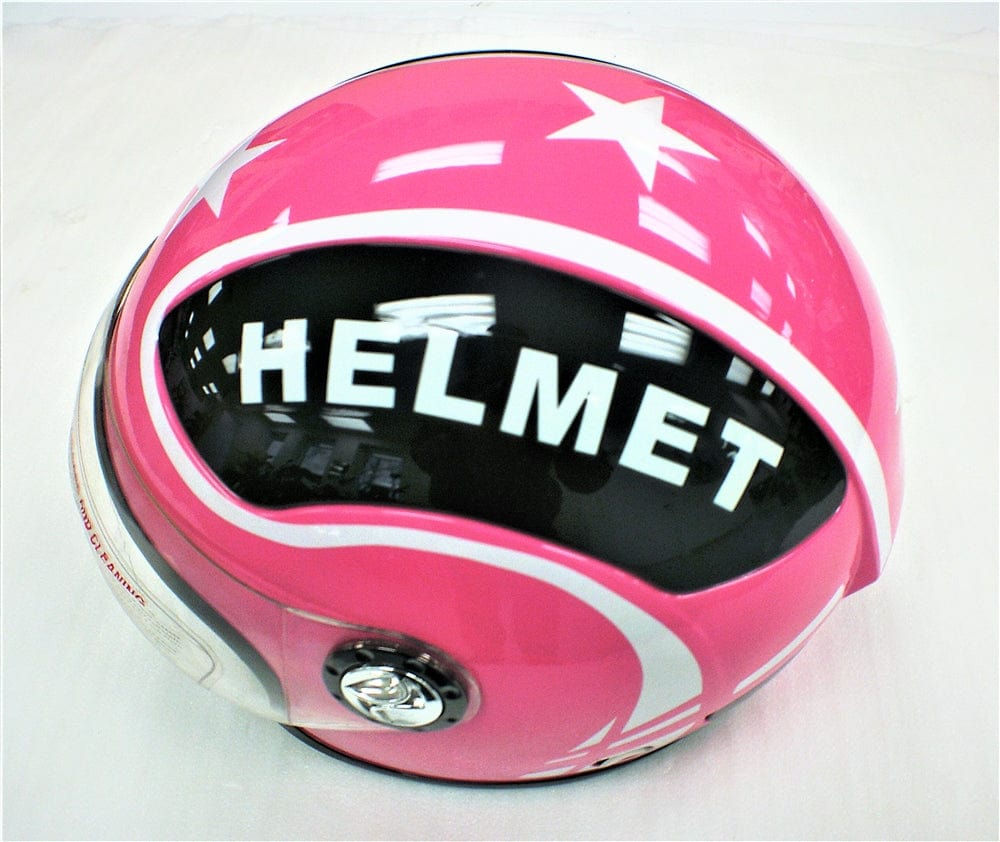 Daymak Helmets MAX 300D - Half Face Helmet - Pink (M)