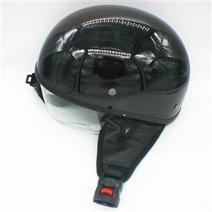 Daymak Helmets MAX 400 - Half face helmet - Solid Black (XXL)