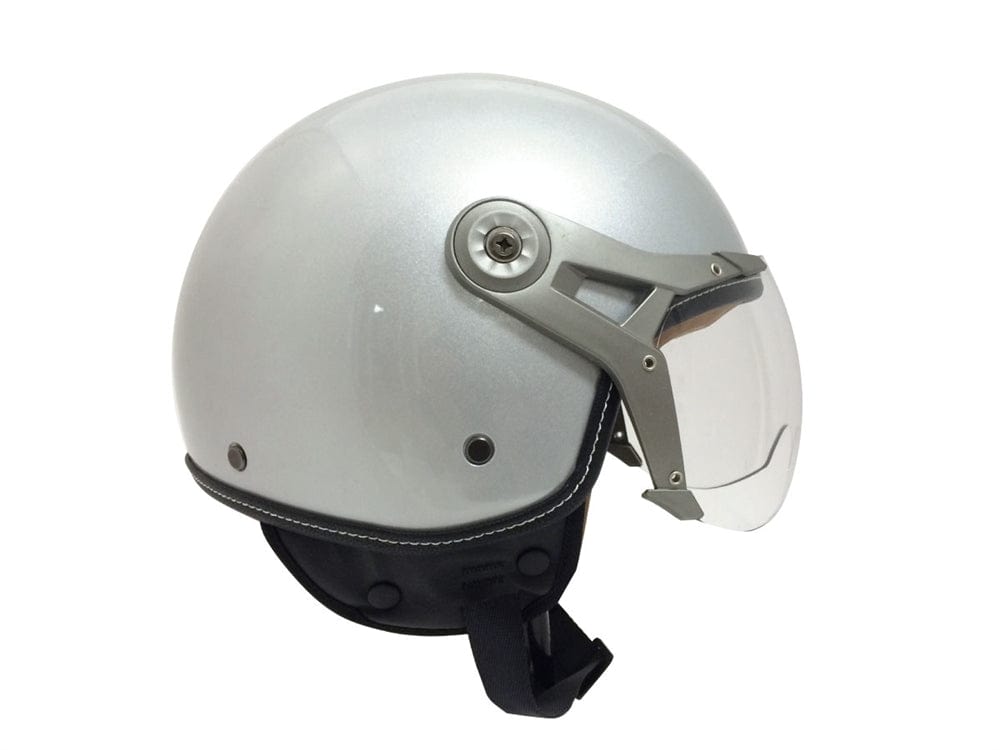 Daymak Helmets MAX 500 - Half face helmet - Solid Silver (M)