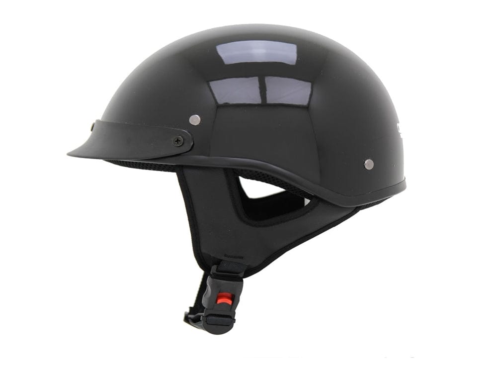 Daymak Helmets MAX HALF - Half face helmet - Solid Black (L)