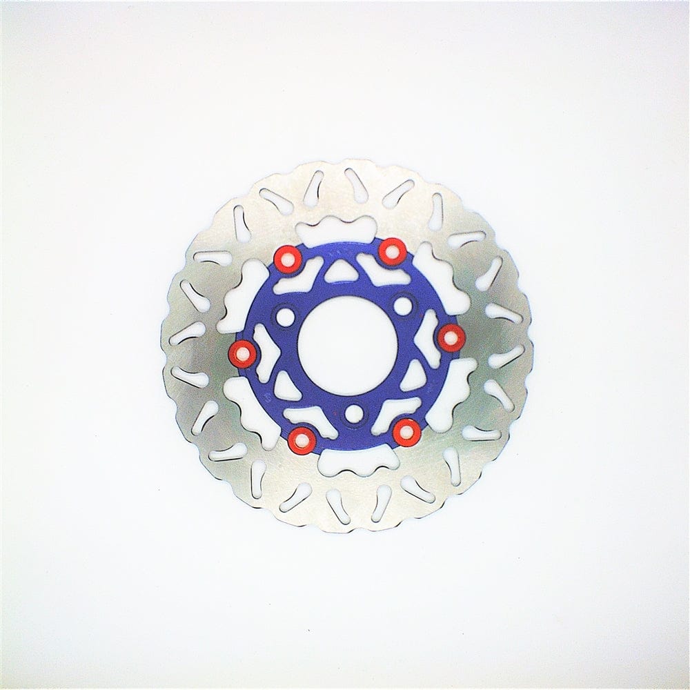 Daymak Mechanical Brake disc 3 hole purple trim 58mm ID - 219mm OD