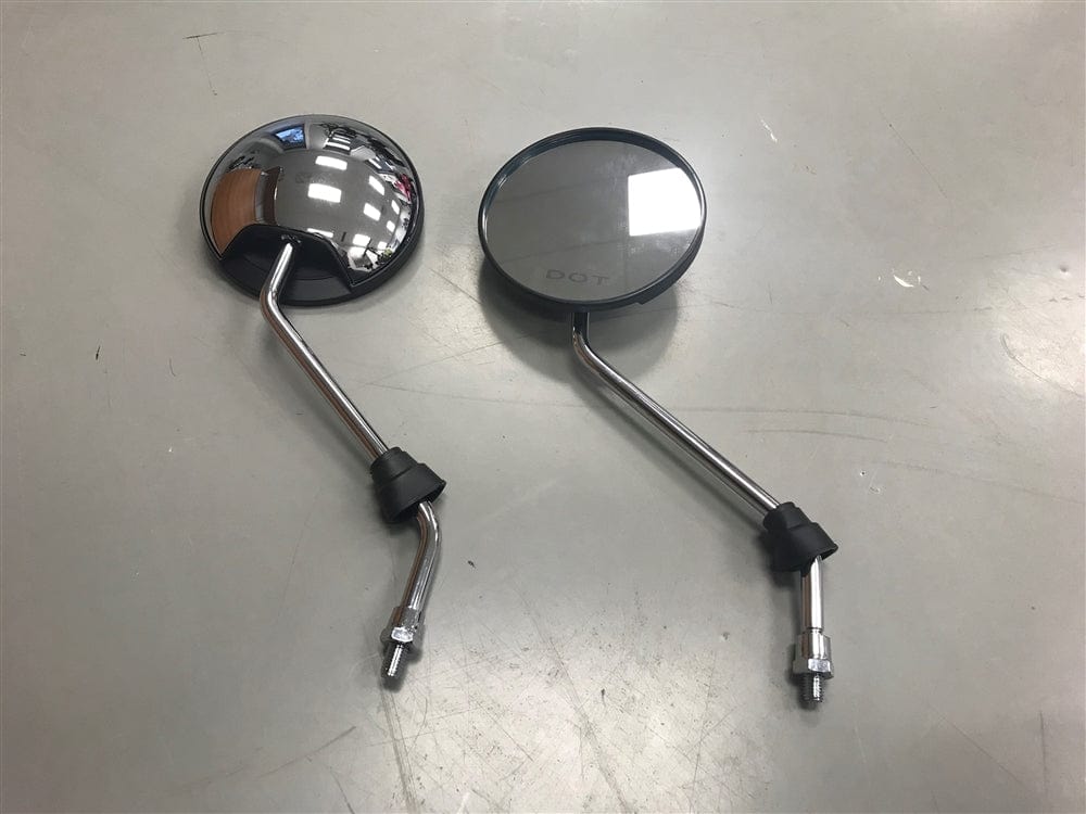 Daymak Mirrors Mirrors chrome round for Roadstar Deluxe MP4