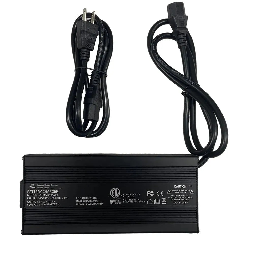 Emmo Electrical Emmo Lithium Battery Charger (72V 6A) Emmo Lithium Battery Charger (72V 6A)