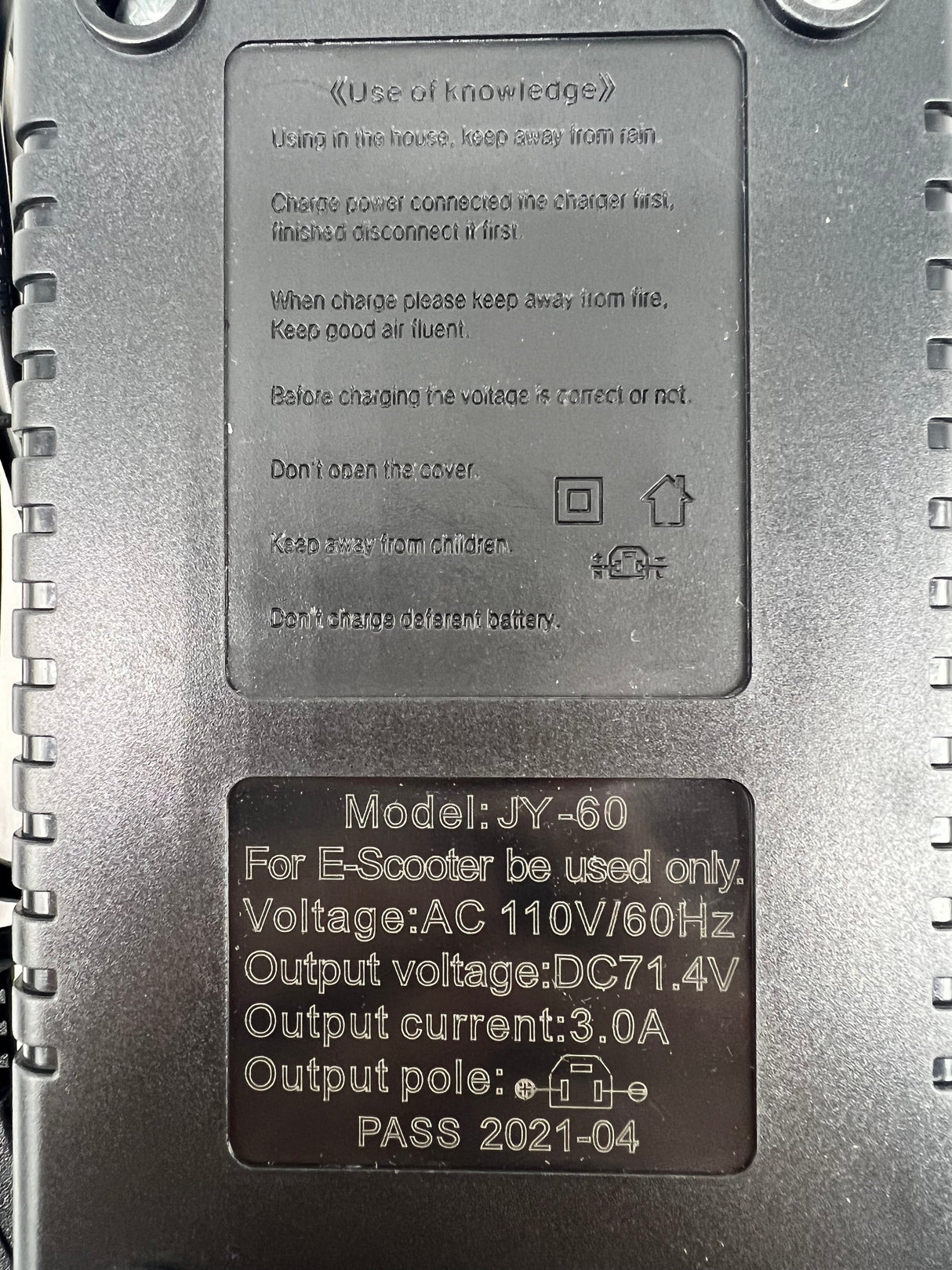 Emmo Parts 60v Lead Acid Charger