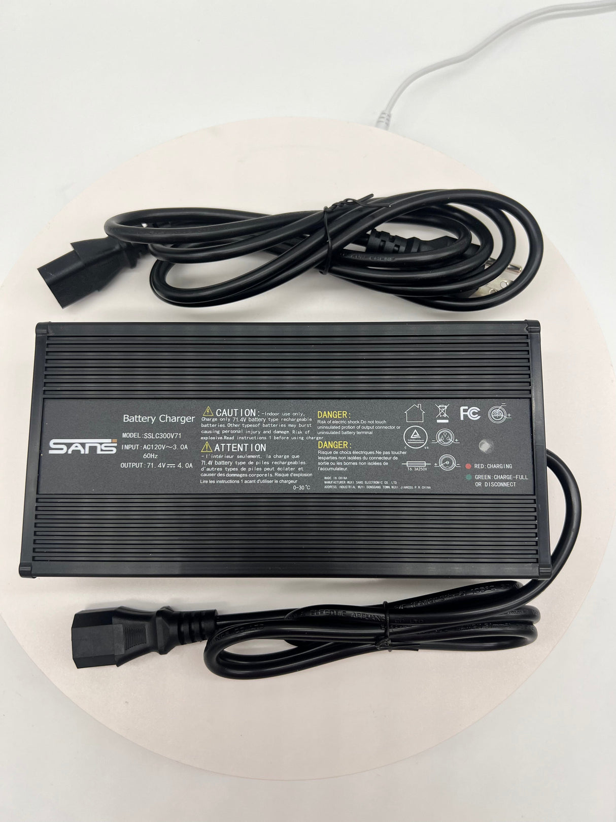 Emmo Parts 60v Lithium Charger 71.4v 4amp output