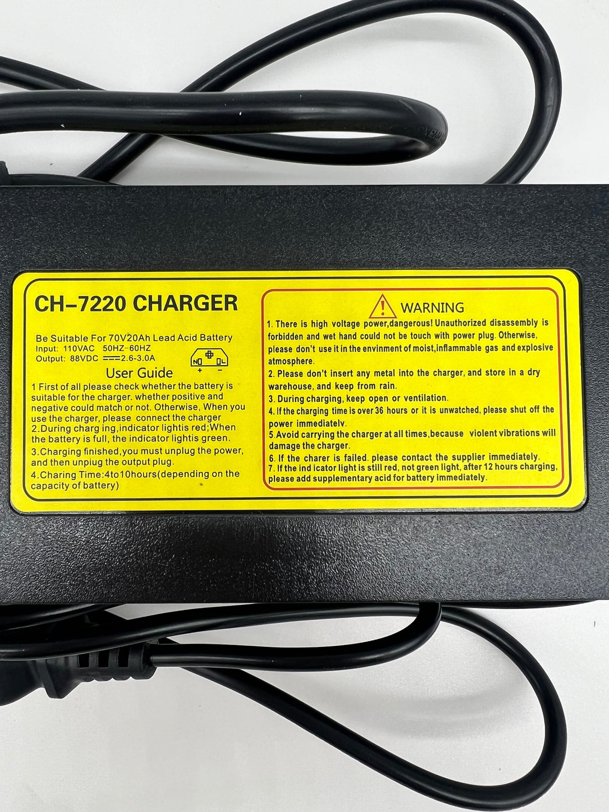 Emmo Parts 60v Sealed Lead Acid Charger