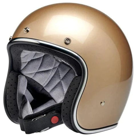 Beachman Accessory Metallic Champagne / XS Biltwell Bonanza Helmet