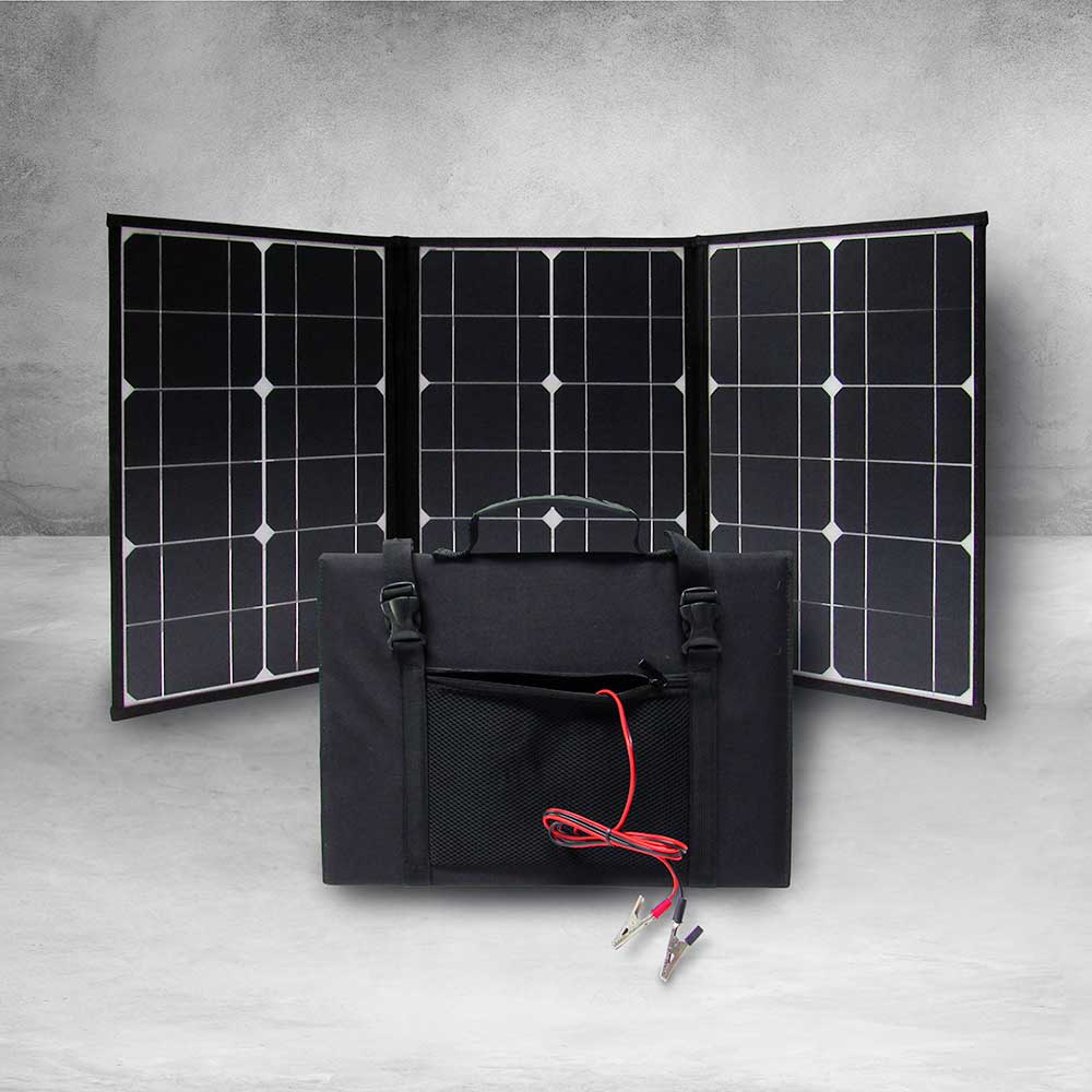 Dakota Lithium Battery & Motor Folding Fast-Charge 12V Solar Panel