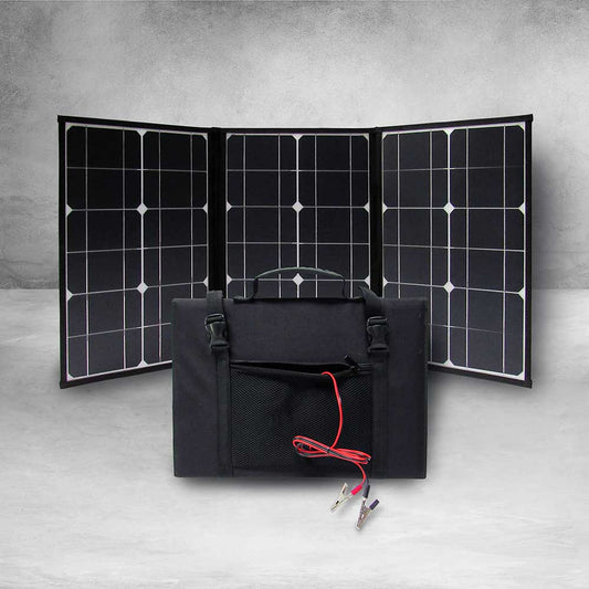 Dakota Lithium Battery & Motor Folding Fast-Charge 12V Solar Panel