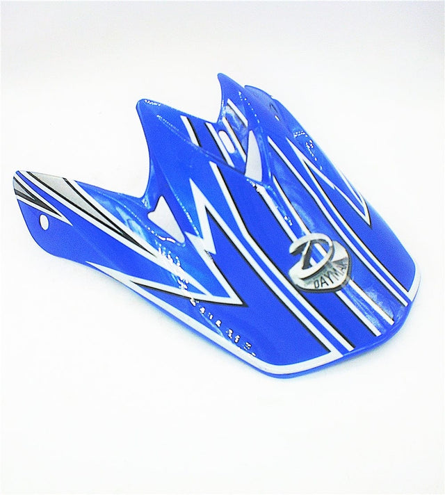 Daymak Accessory Top Visor for Dirt Bike Helmet (Blue)