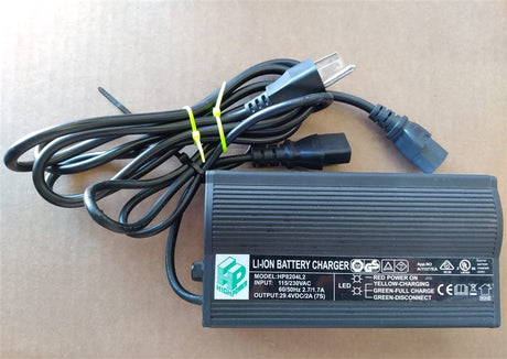 Daymak Battery & Motor Charger 24V 2.0A Lithium - PC Plug