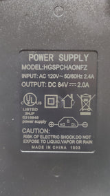 Daymak Battery & Motor Charger 84V-2.0Ah LAB - PC T-Type plug