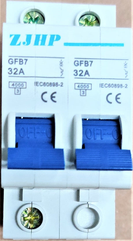 Daymak Electrical Circuit breaker 32A double block