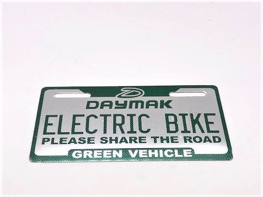 Daymak Exterior & Custom Ebike Plate (Large)