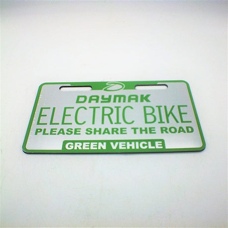 Daymak Exterior & Custom Ebike Plate (small)