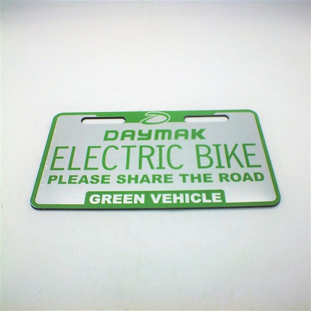 Daymak Exterior & Custom Ebike Plate (small)