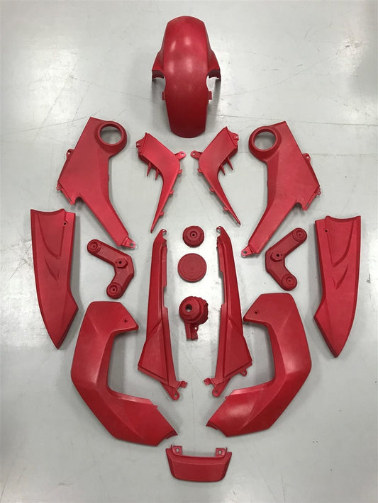 Daymak Exterior & Custom EM1 Complete Body Kit - Matte Red Metallic