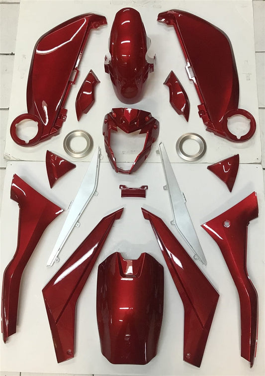 Daymak Exterior & Custom EM4 Complete Body Kit - Red