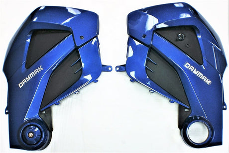 Daymak Fairings Fairing - complete side fairing assembly for EM1 (Gloss Blue Pearl)