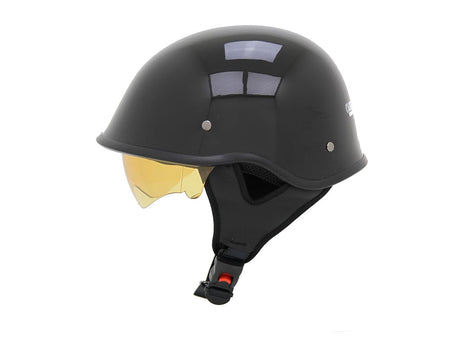 Daymak Helmets MAX 300 - Half face helmet - Solid Black (XXL)