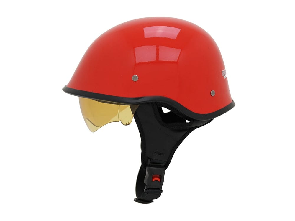 Daymak Helmets MAX 300 - Half face helmet - Solid Red (XL)