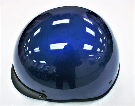 Daymak Helmets MAX HALF - Half Face Helmet - Blue (XL) [Different Shade]