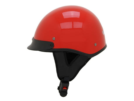 Daymak Helmets MAX HALF - Half face helmet - Solid Red (M)