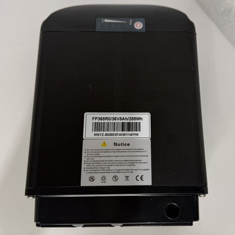 Eclipse EV Battery Eclipse Nova Fly Lithium Battery (36V 8Ah) Eclipse EV Nova Fly Battery (36V 8Ah) | E-Bike Parts Canada