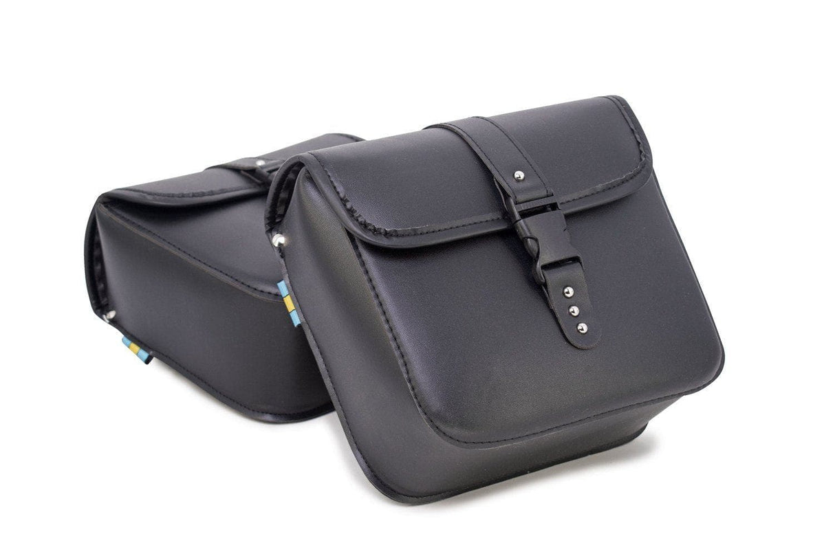 Emmo Accessory Black Emmo Universal Leather Saddle Bags