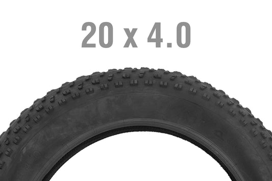 Emmo Wheels & Tires 20x4.0 Tubed Tire 20 x 4.0 BIKE TIRE