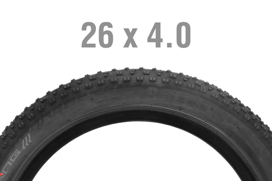 Emmo Wheels & Tires 26x4.0 Tubed Tire 26 x 4.0 BIKE TIRE